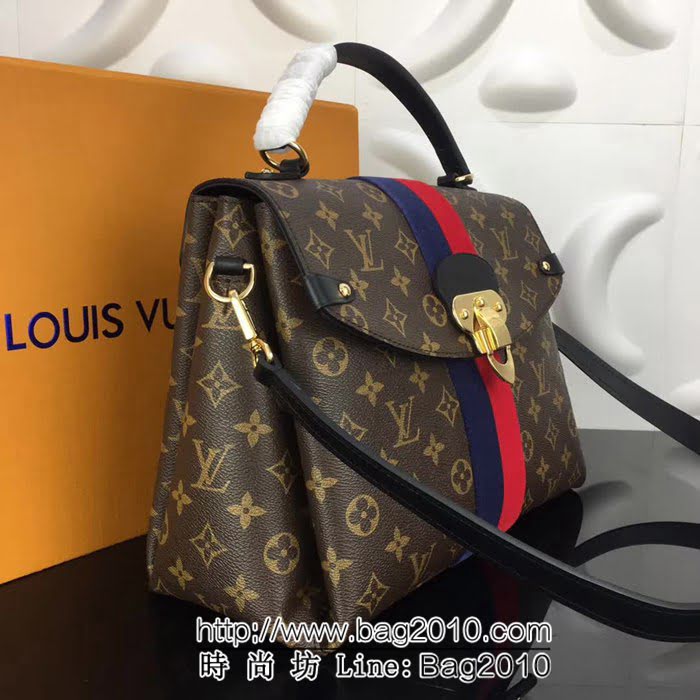路易威登LV頂級原單 M43778藍單手柄Georges中號手袋 可手提肩背 YDH1816
